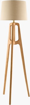 Gingko Accent Floor Lamp, by Surya, 17" width x 61" height thumbnail