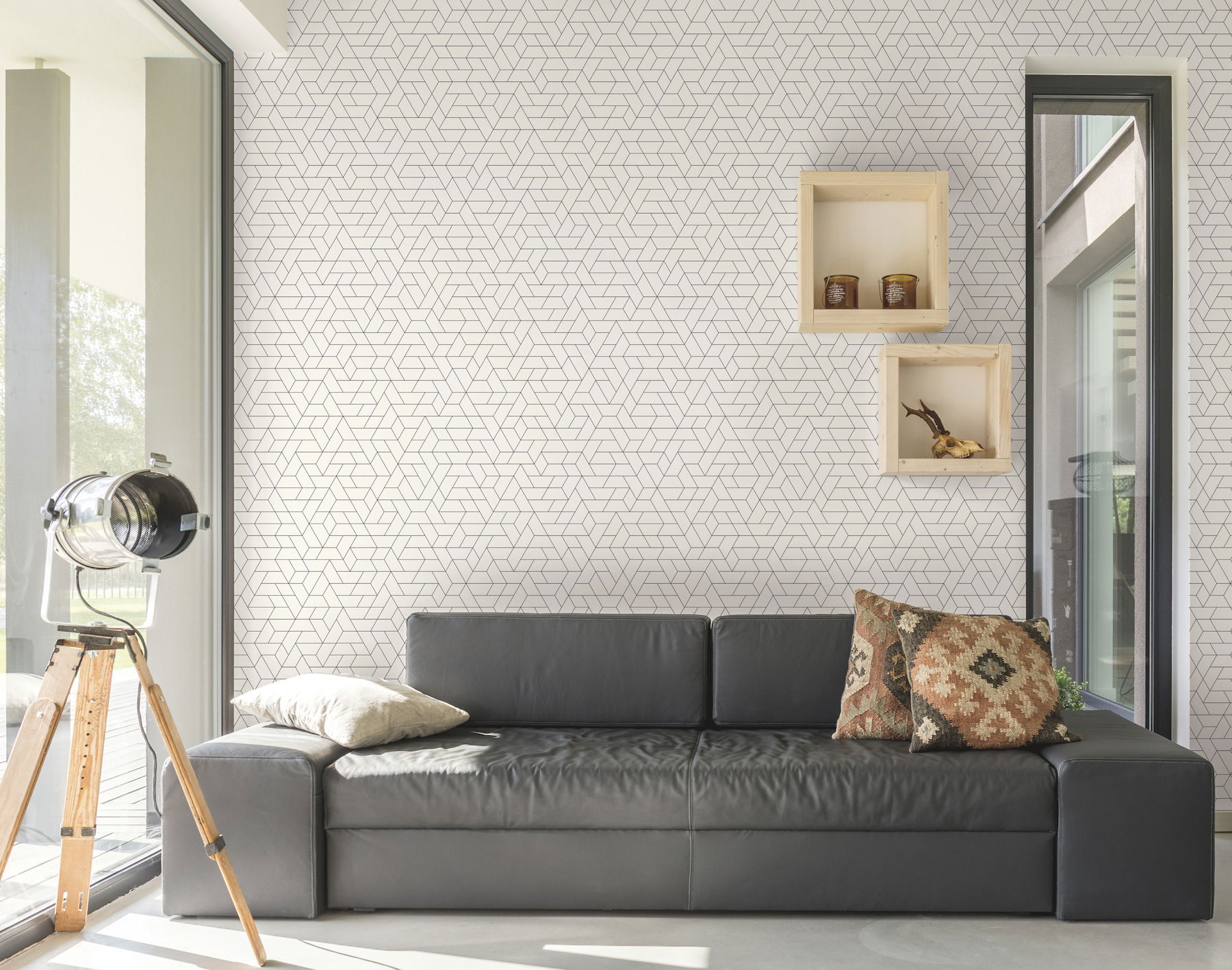 Point of View Black Wallpaper, by York Wall, 33' length x 1'8.5" width x 0.02" depth View 2