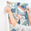 Cut Outs Blue Wallpaper thumbnail 5