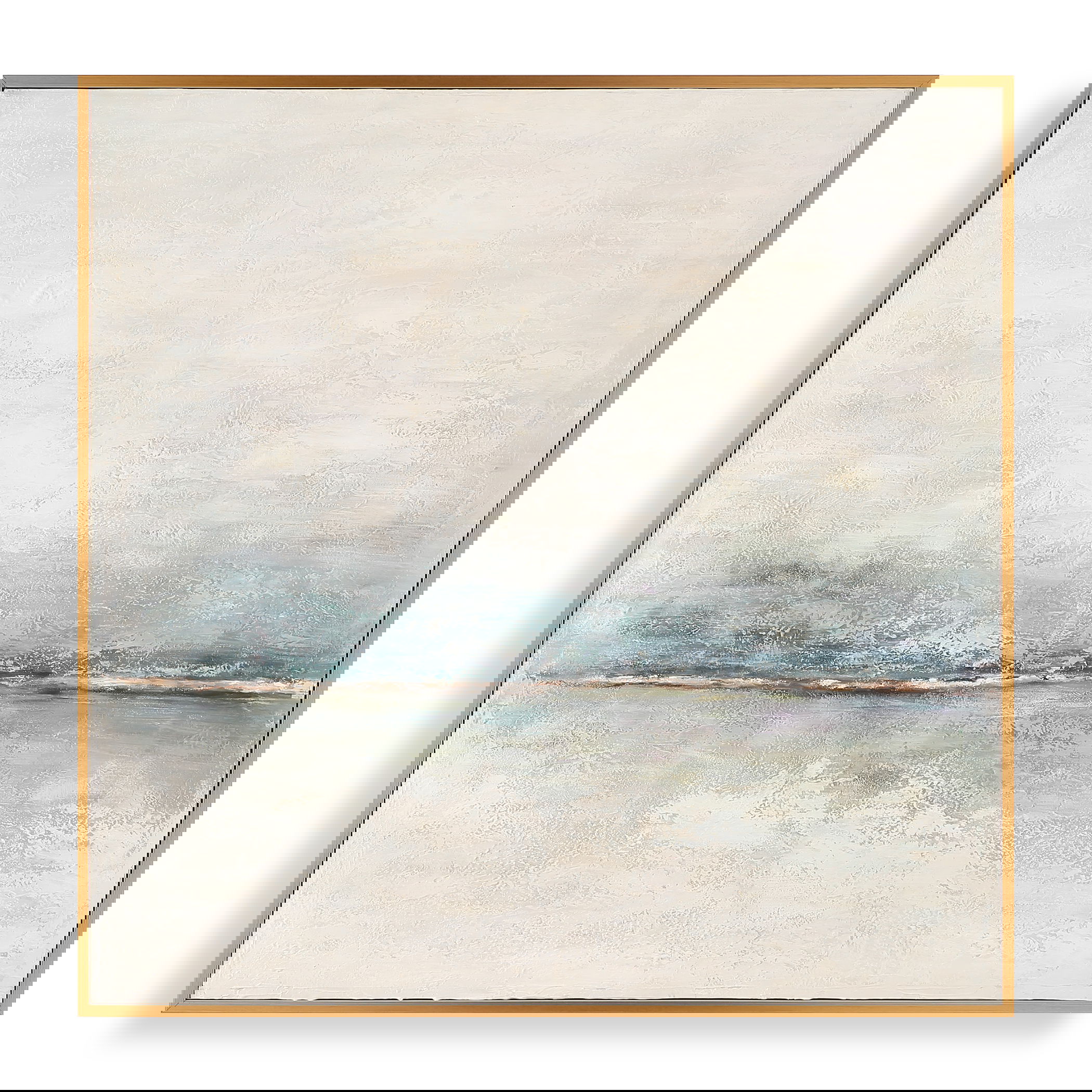 Foggy Morning Abstract Art large image 