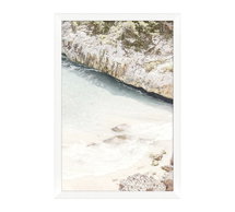 Online Designer Living Room Seaside Sun Framed Print, White Frame No Mat, 26x38