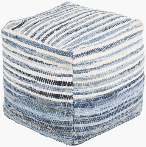 Denim Pouf
