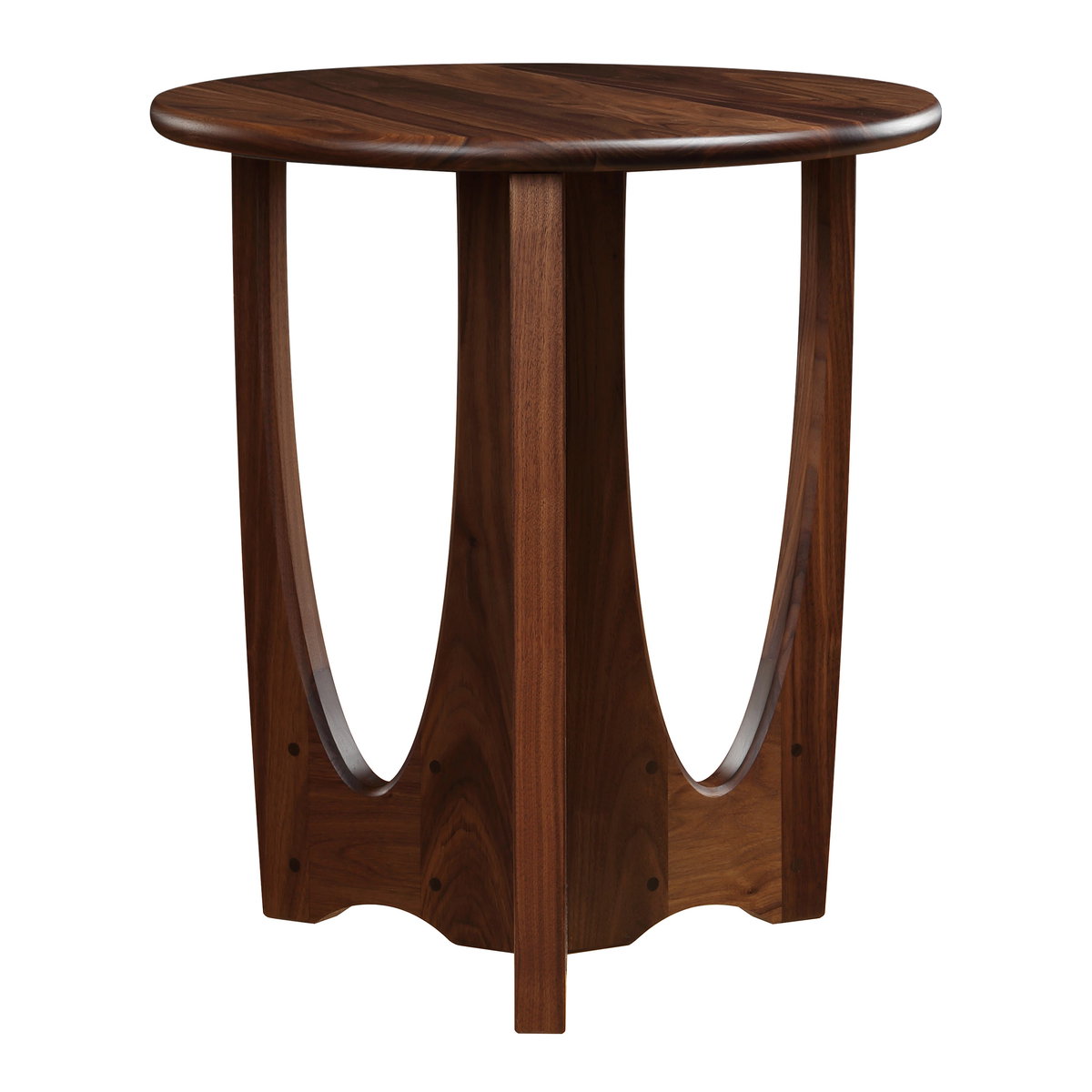 Walnut Grove Drink Table - Wood Top, Side & End Table by Stickley, 22" width x 24" height x 22" depth View 4