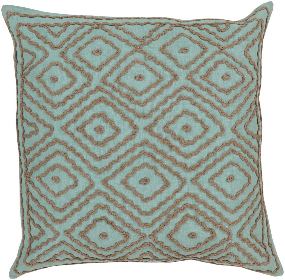 Atlas Accent Pillow, Decorative Pillow by Surya, 18" length x 18" width