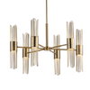 Cret 12 Light Brass Chandelier, by Uttermost, 31" width x 20.62" height x 31" diameter x 31" depth thumbnail 4