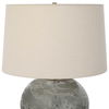 Lunia Gray Glass Table Lamp, by Uttermost, 17" width x 25" height x 17" depth thumbnail 6