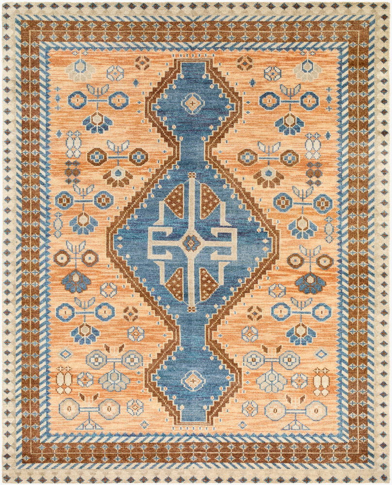 Milas Handmade Rug, by Surya, 1'6" length x 1'6" width