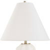 Bora White Accent Lamp, Table Lamp by Uttermost, 12" width x 17.5" height x 12" depth thumbnail 5