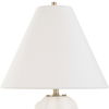Bora White Accent Lamp, by Uttermost, 12" width x 17.5" height x 12" depth thumbnail 5