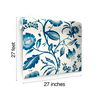 Watercolor Jacobean Blue & White Wallpaper thumbnail 1