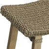 Everglade Sea Grass Counter Stool, Counter & Bar Stool by Uttermost, 20" width x 26.5" height x 15.5" depth thumbnail 7