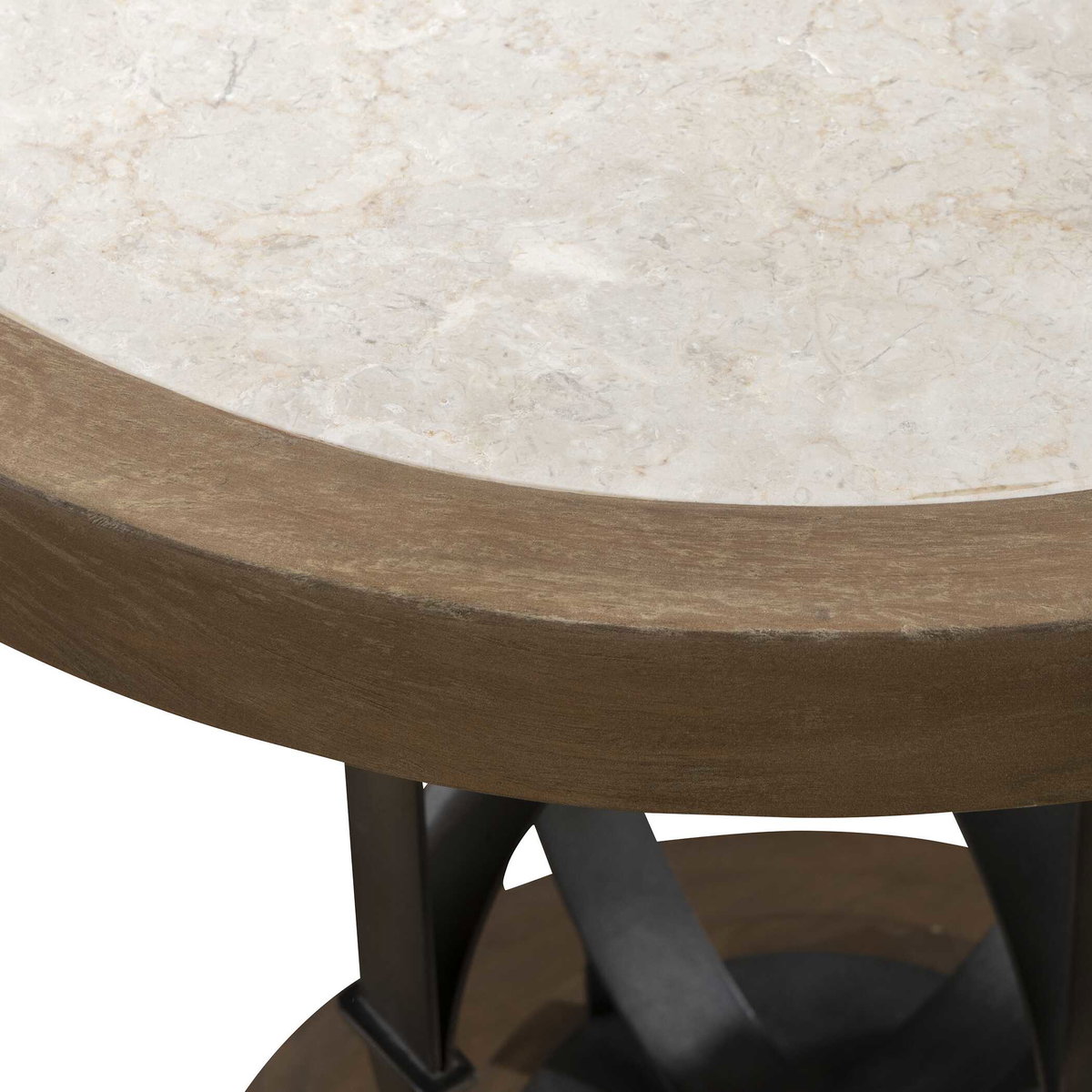 Sydney Light Oak Side Table, Side & End Table by Uttermost, 24" width x 24" height x 24" depth View 7