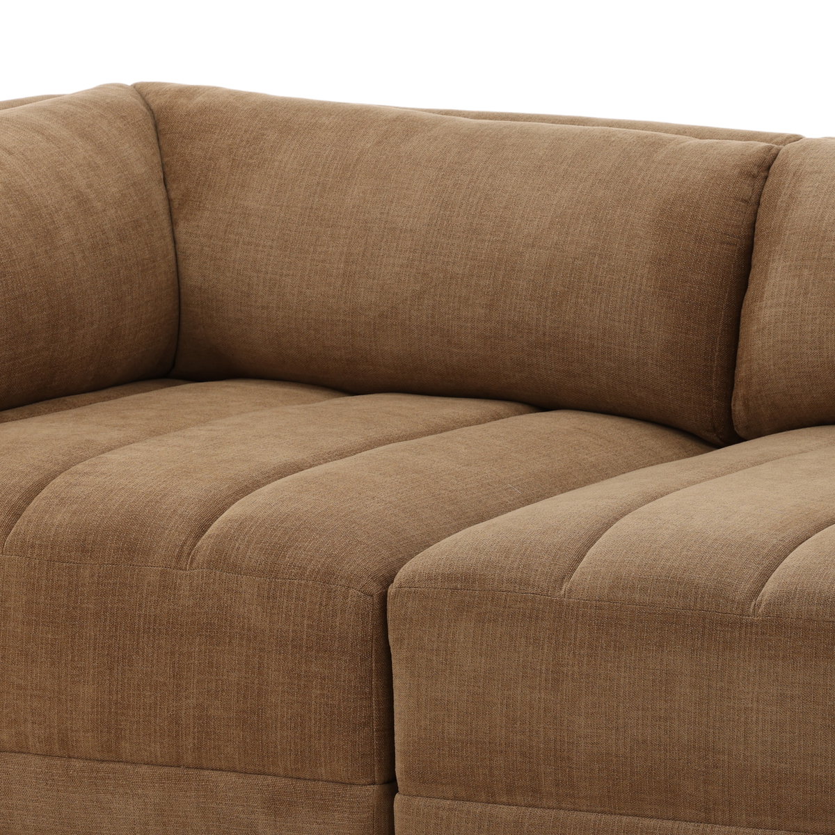Magda Sofa Brown, Sofas & Sectional by Dovetail, 113.5" width x 29.43" height x 40.5" depth View 7