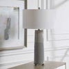 Abdel Gray Glaze Table Lamp, by Uttermost, 17" width x 30.75" height x 17" depth thumbnail 2