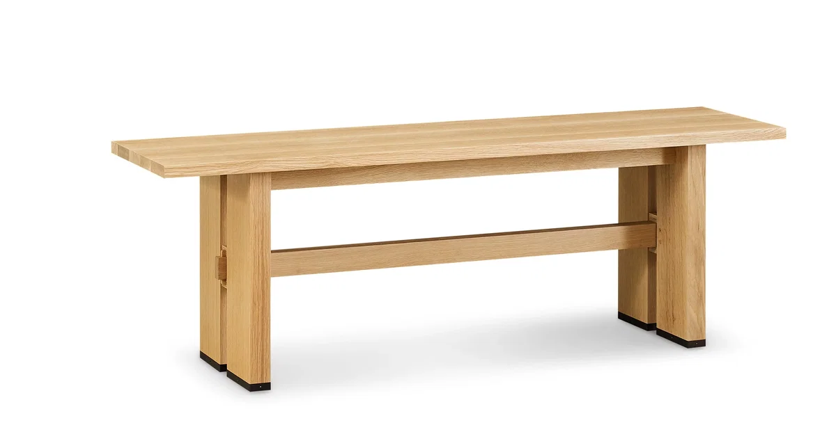 Welland Dining Bench, Dining Chair by Stickley, 54" width x 18" height x 14.5" depth