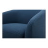 Oscy Swivel Chair Dark Atlantic Blue, Accent Chair by Moe's Home, 31" width x 28" height x 31" depth thumbnail 6