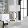 Duara Circle Table Lamp, by Uttermost, 18.5" width x 28.75" height x 9.5" depth thumbnail 2