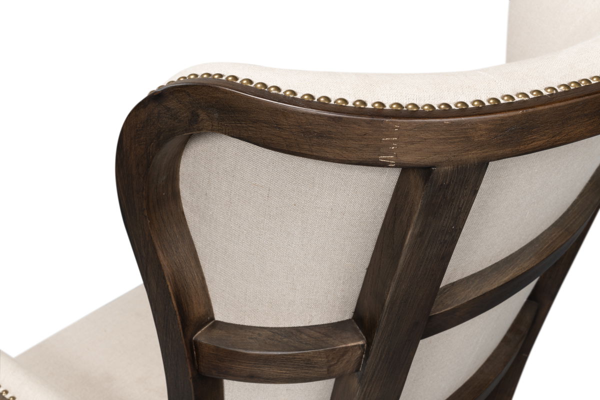 Nolan Chair, by Sarreid, 2'9" length x 2'7" width x 3'9" height View 3
