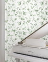 Floral Lace Green Wallpaper thumbnail 2