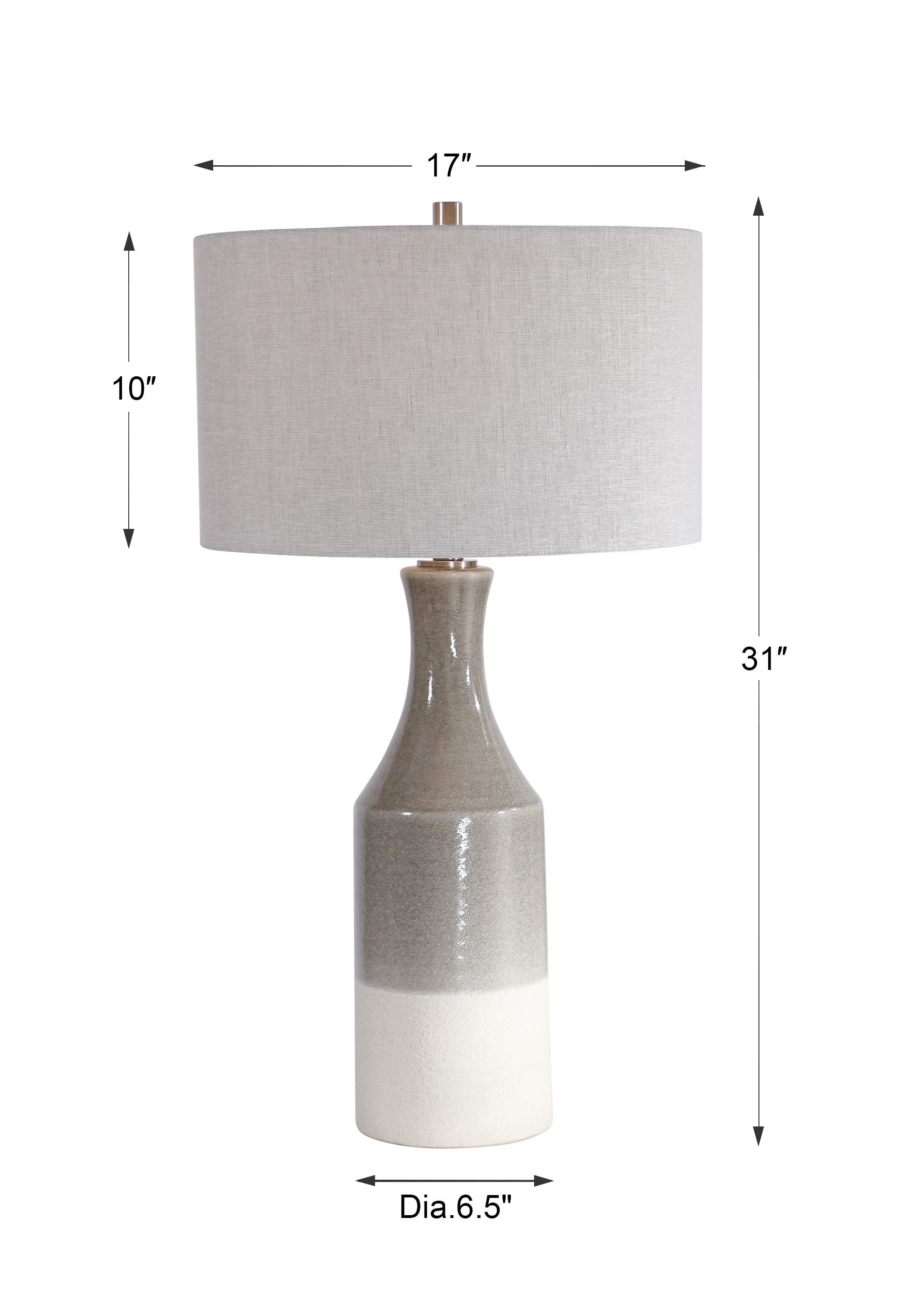 Savin Ceramic Table Lamp large image 