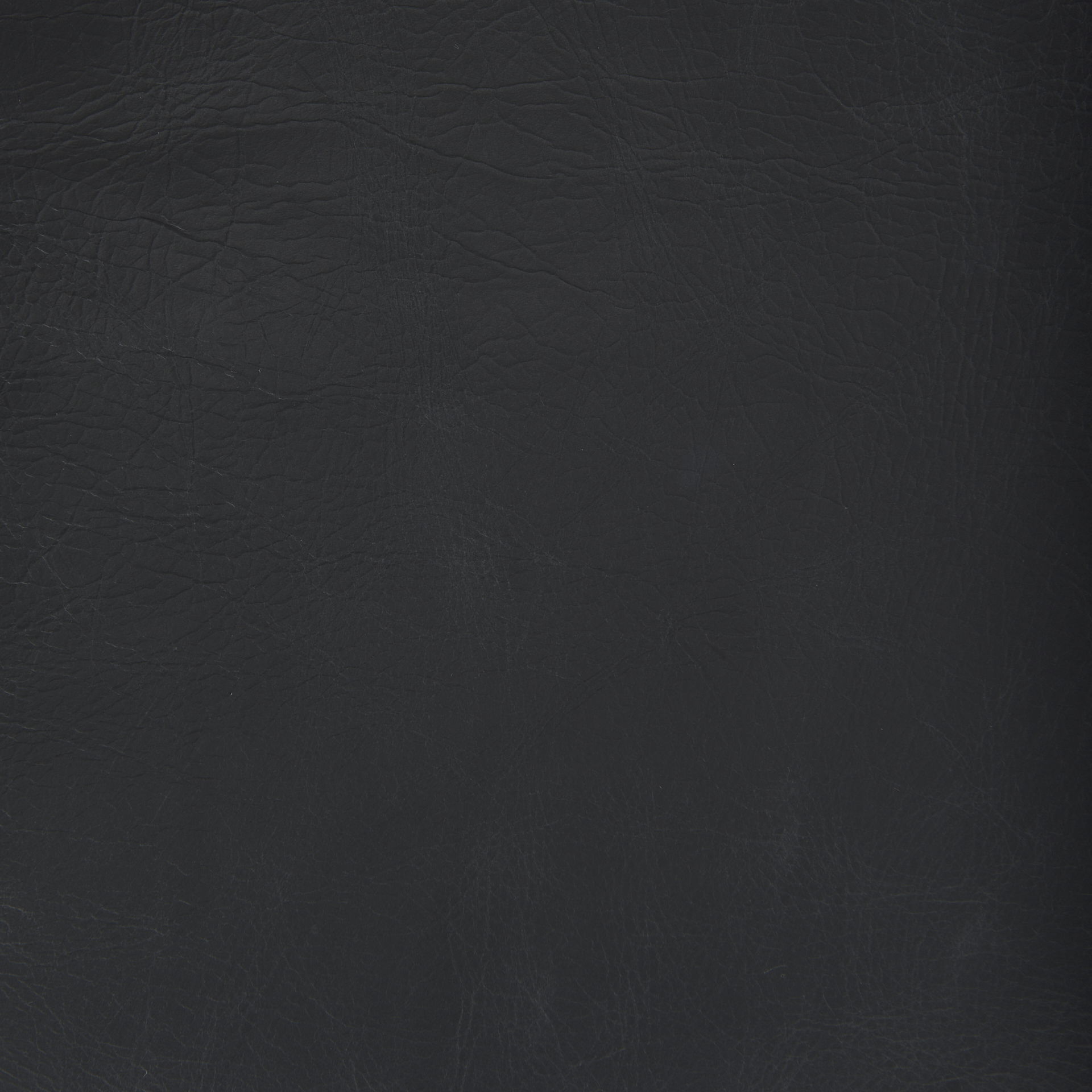Westan Black Genuine Leather with Medium Brown Wood Accent Chair large image 