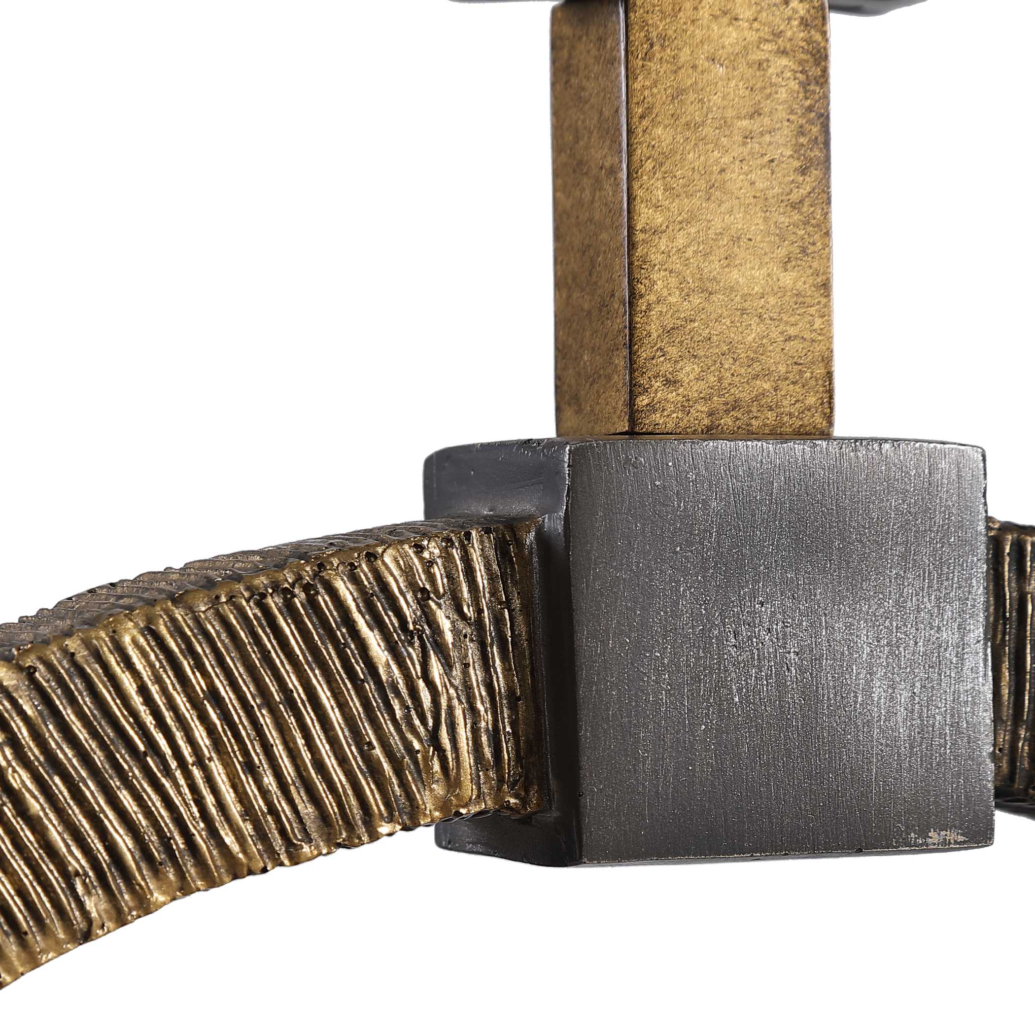 Relic Aged Gold Table Lamp, by Uttermost, 19" width x 26" height x 10" depth View 6