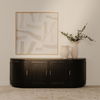Nicola Media Cabinet Black, Console Table by Moe's Home, 70.9" width x 26" height x 17.7" depth thumbnail 10