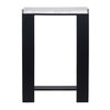 Kenora White Marble Accent Table, Side & End Table by Uttermost, 18" width x 22.5" height x 11.75" depth thumbnail 7