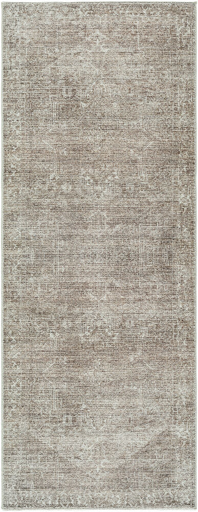 Collins Avenue Machine Woven Rug, by Surya, 7'2.61" length x 2'6.71" width