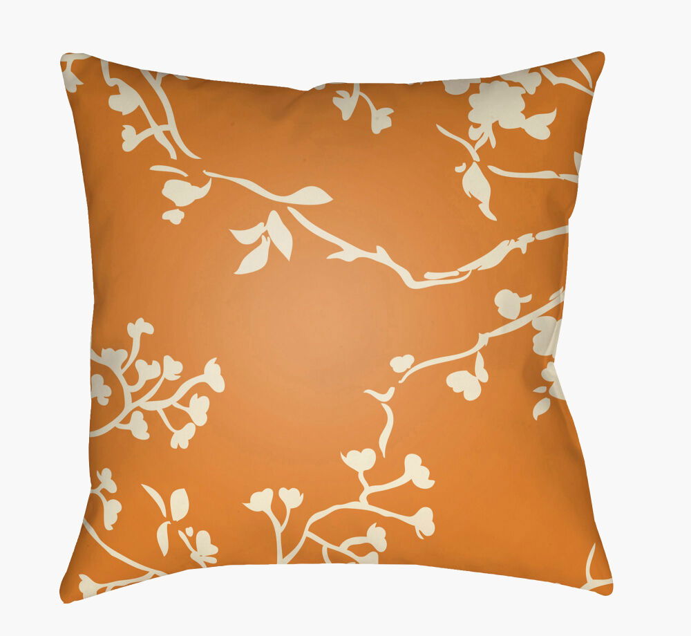 Chinoiserie Floral Accent Pillow large image 