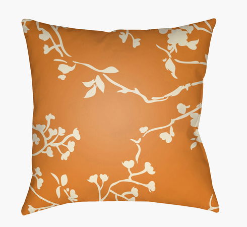 Chinoiserie Floral Accent Pillow