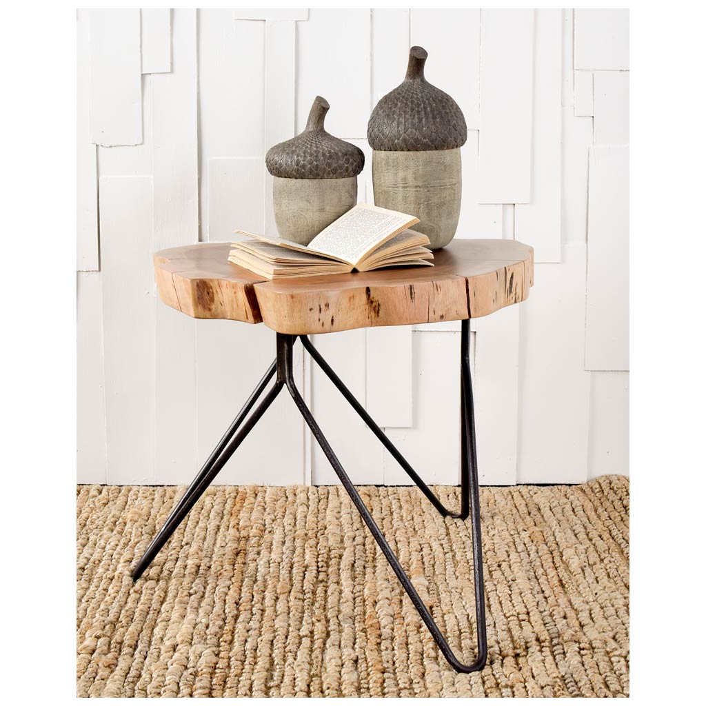 Mandor I (Small) 6L x 6W Brown Resin Acorn Box, Boxe by Mercana, 5.51" length x 5.51" width x 8.66" height View 2