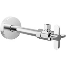 Online Designer Patio Odin Angled Supply Stop Valve with Cross Handle - Less Supply Line