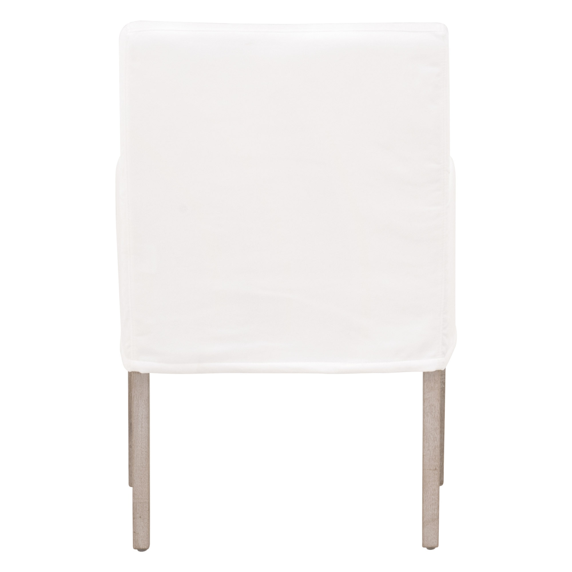 Drake Slipcover Arm Chair, Dining Chair by Essentials for Living, 24" width x 34" height x 24" depth View 5