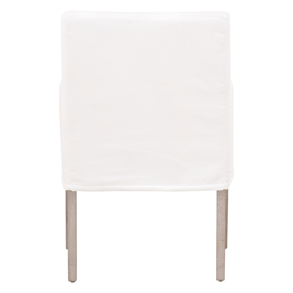 Drake Slipcover Arm Chair, Dining Chair by Essentials for Living, 24" width x 34" height x 24" depth View 5