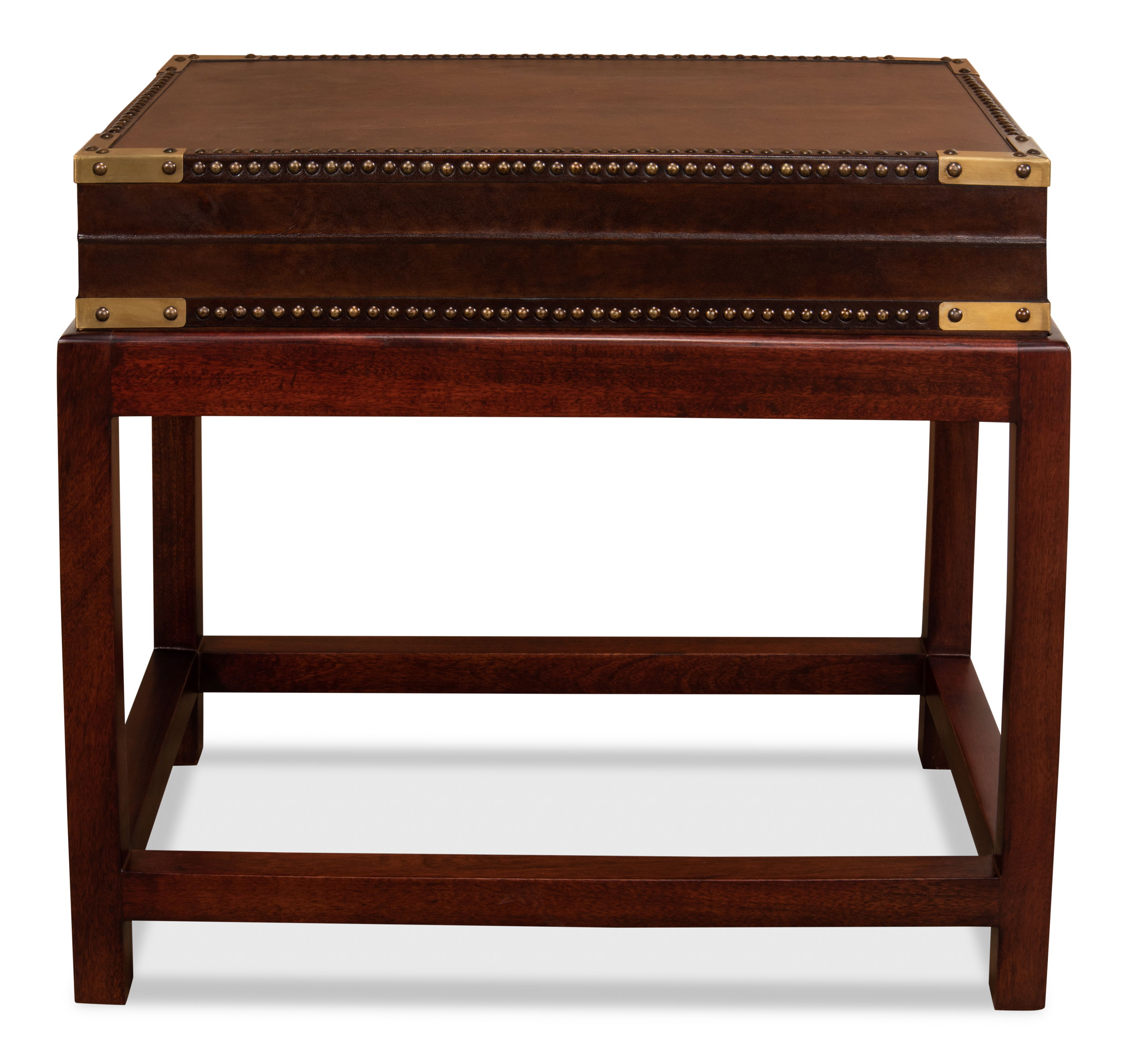 Winchester Box On Stand, Side & End Table by Sarreid, 27" length x 17" width x 24" height View 3