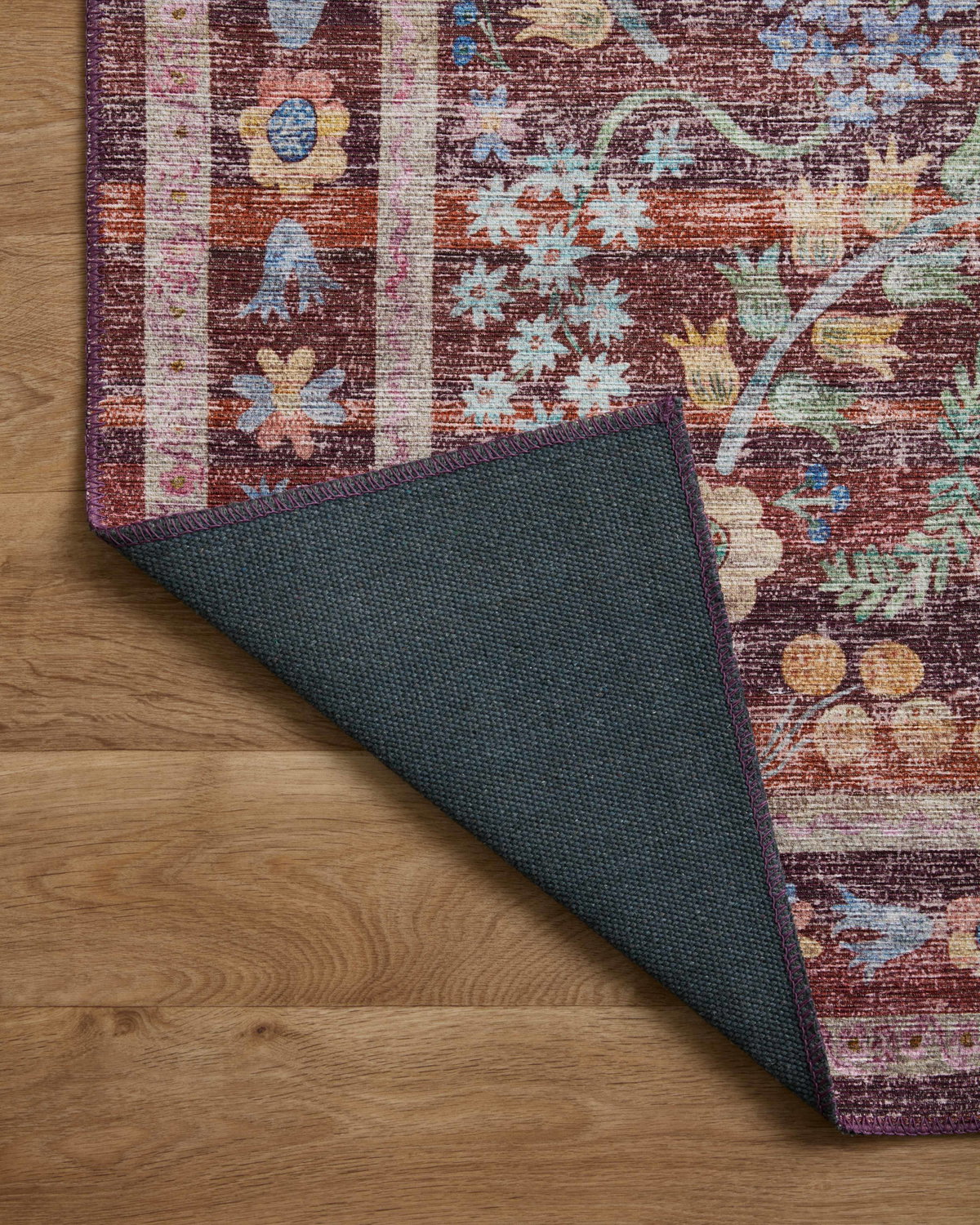 Rifle Paper Co. x Loloi Maison Rug, 5' length x 5' width View 6