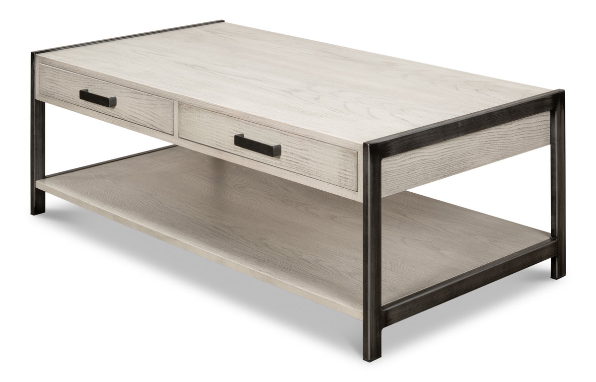 Covet Cocktail Table, by Sarreid, 2'4" length x 4'4" width x 1'6" height View 8