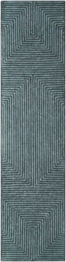 Quartz Handmade Rug, by Surya, 10' length x 2'6" width