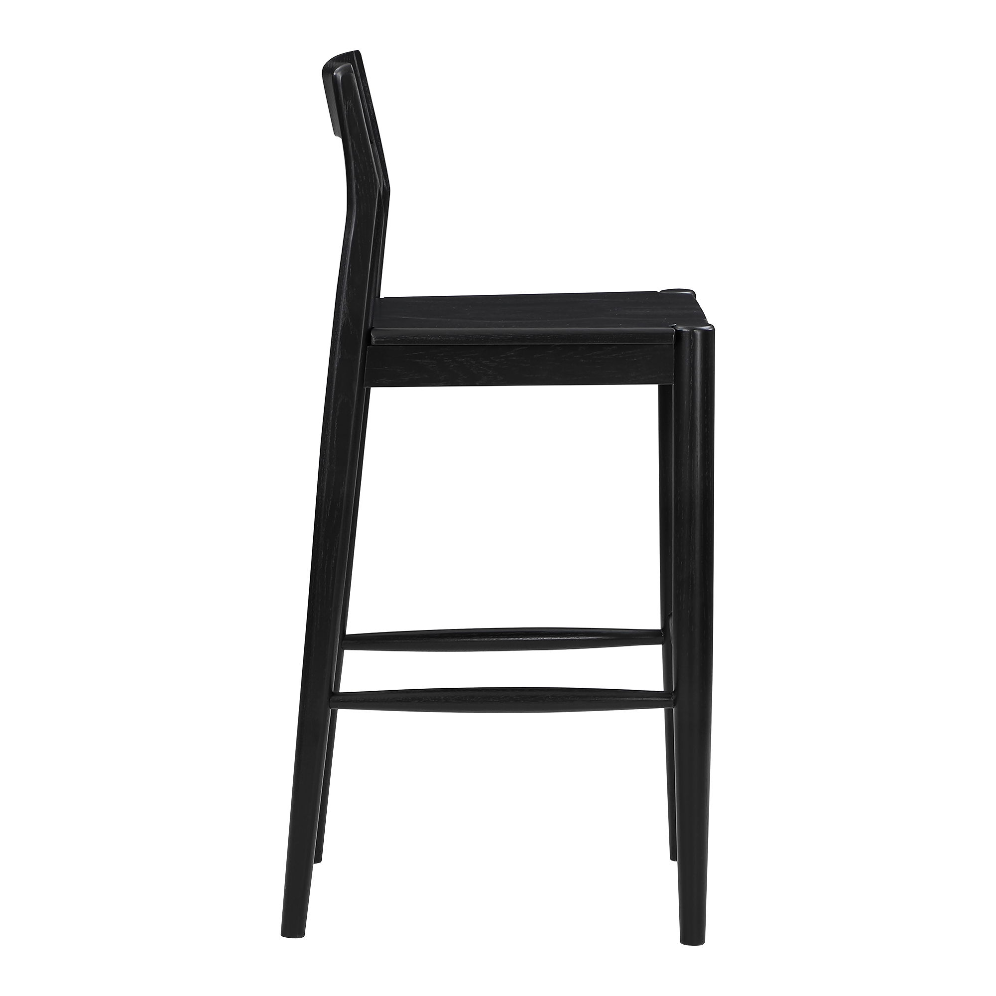 Owing Barstool Black, Counter & Bar Stool by Moe's Home, 19.5" width x 42" height x 20" depth View 3
