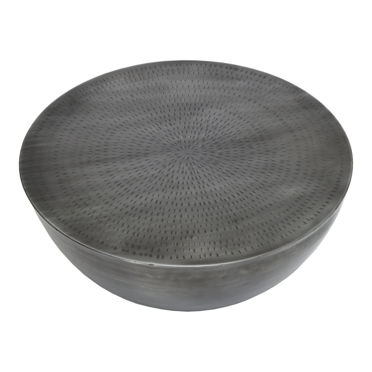 Conga Coffee Table Antique Zinc, by Moe's Home, 31.25" width x 12.25" height x 31.25" depth View 2