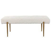 Online Designer Bedroom Olivier White Bench