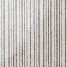Online Designer Other Microsaic Lines Storm Beige Polished Marble Mosaic Tile