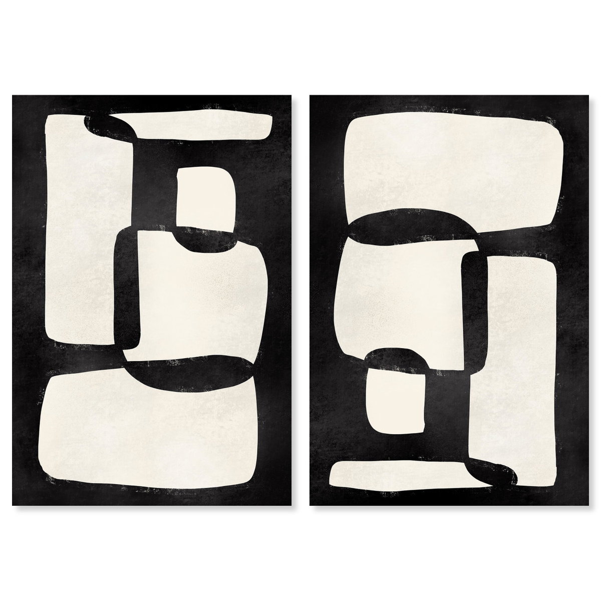 Black and White Code SET (No Embellishment), by Oliver Gal,  15x10x2 View 1