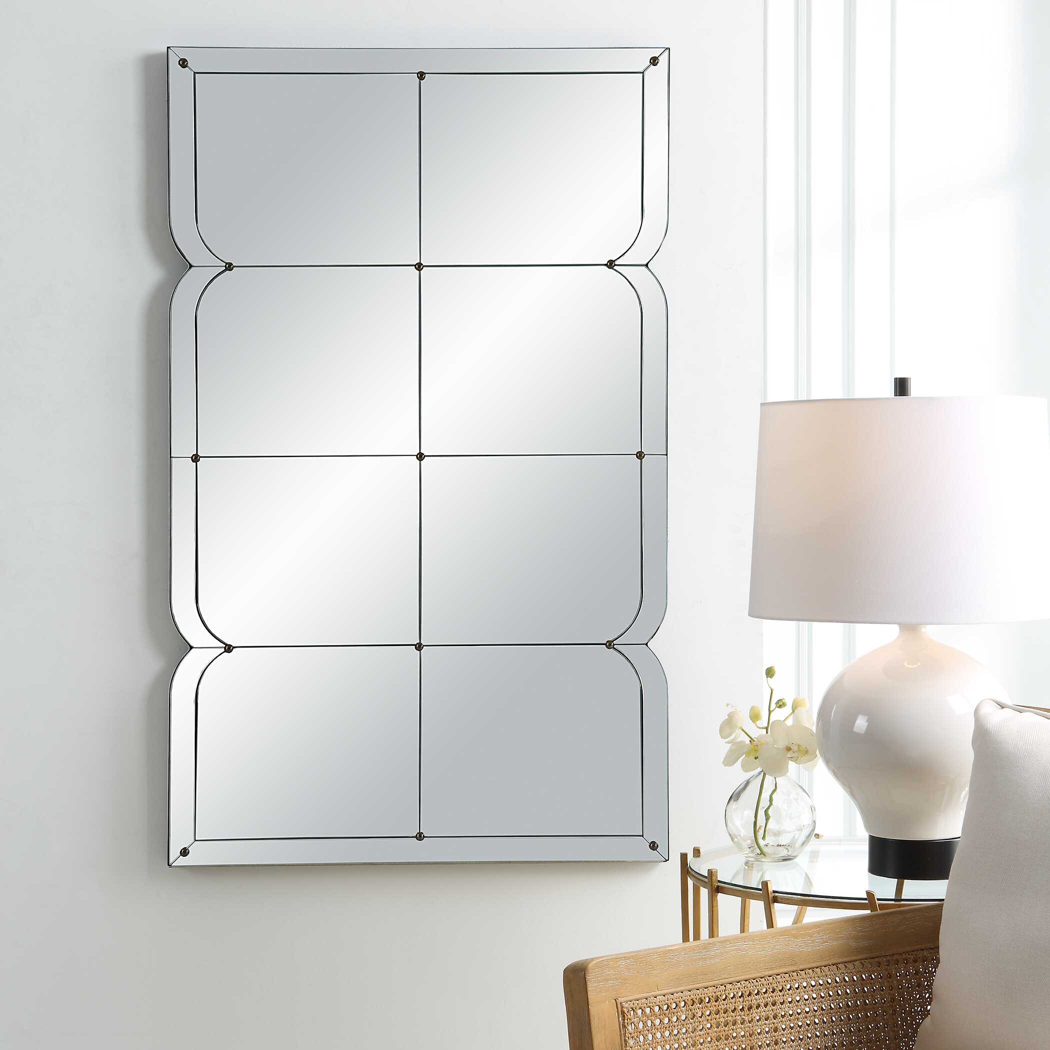 Calgary Oversized Panel Mirror Calgary Oversized Panel Mirror large image
