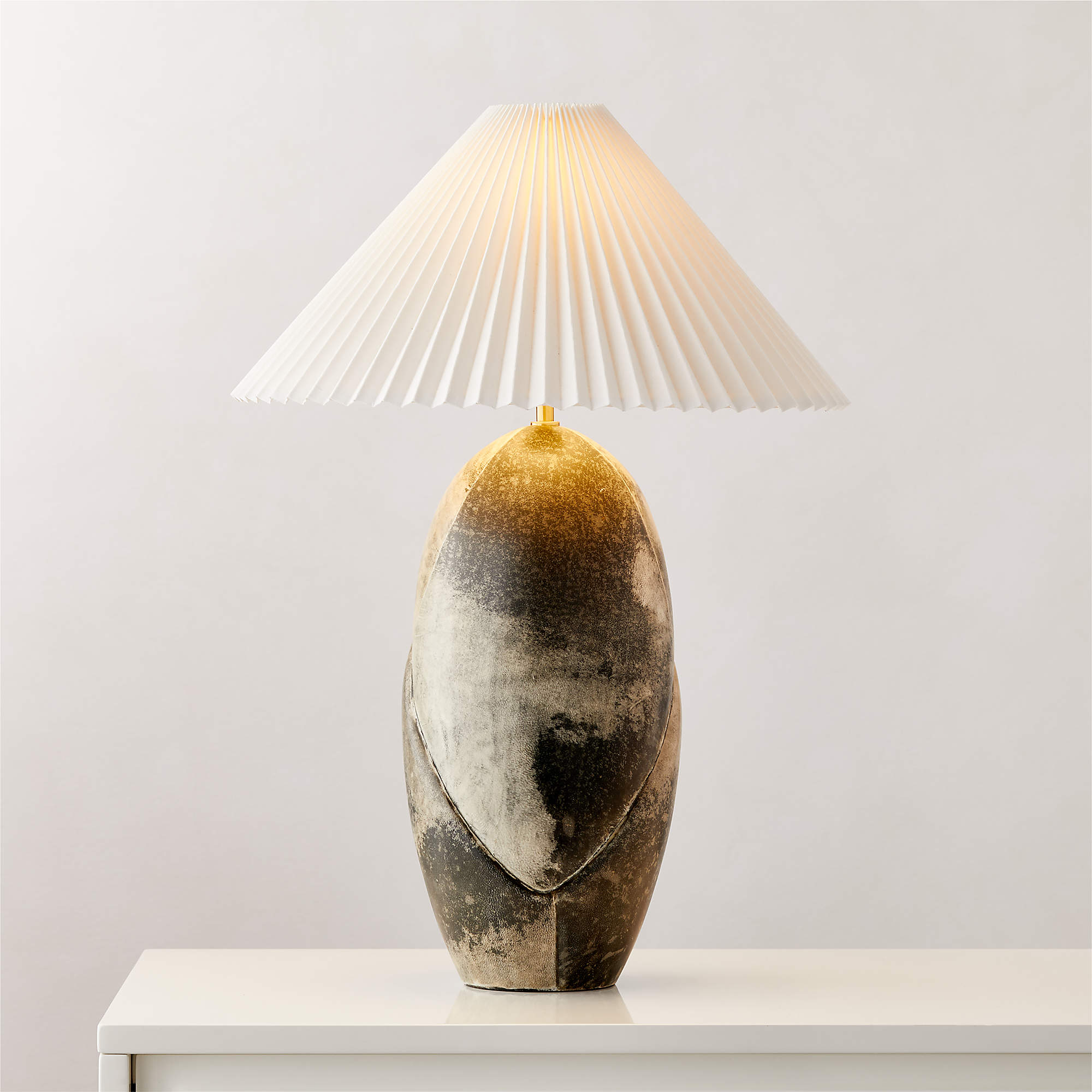 Online Designer Business/Office Enora Pieced Vellum Table Lamp