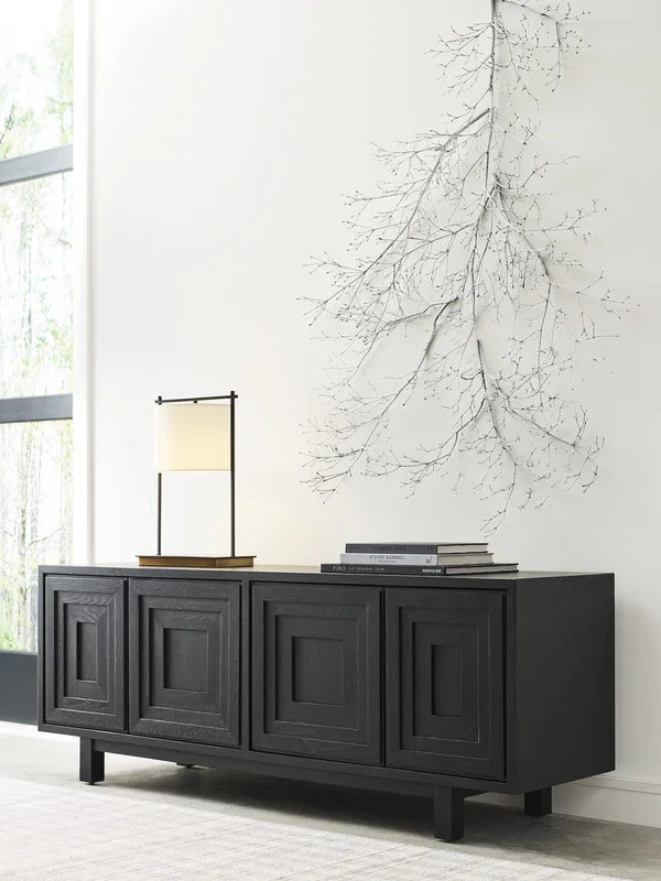 Spencer Media Console, Sideboards & Buffet by Stickley, 70.5" width x 26" height x 19" depth View 4