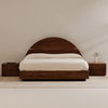 Watson King Bed Brown, by Moe's Home, 81" width x 50" height x 84" depth thumbnail 13