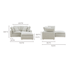 Terra Condo Nook Modular Sectional Coastside Sand thumbnail 6