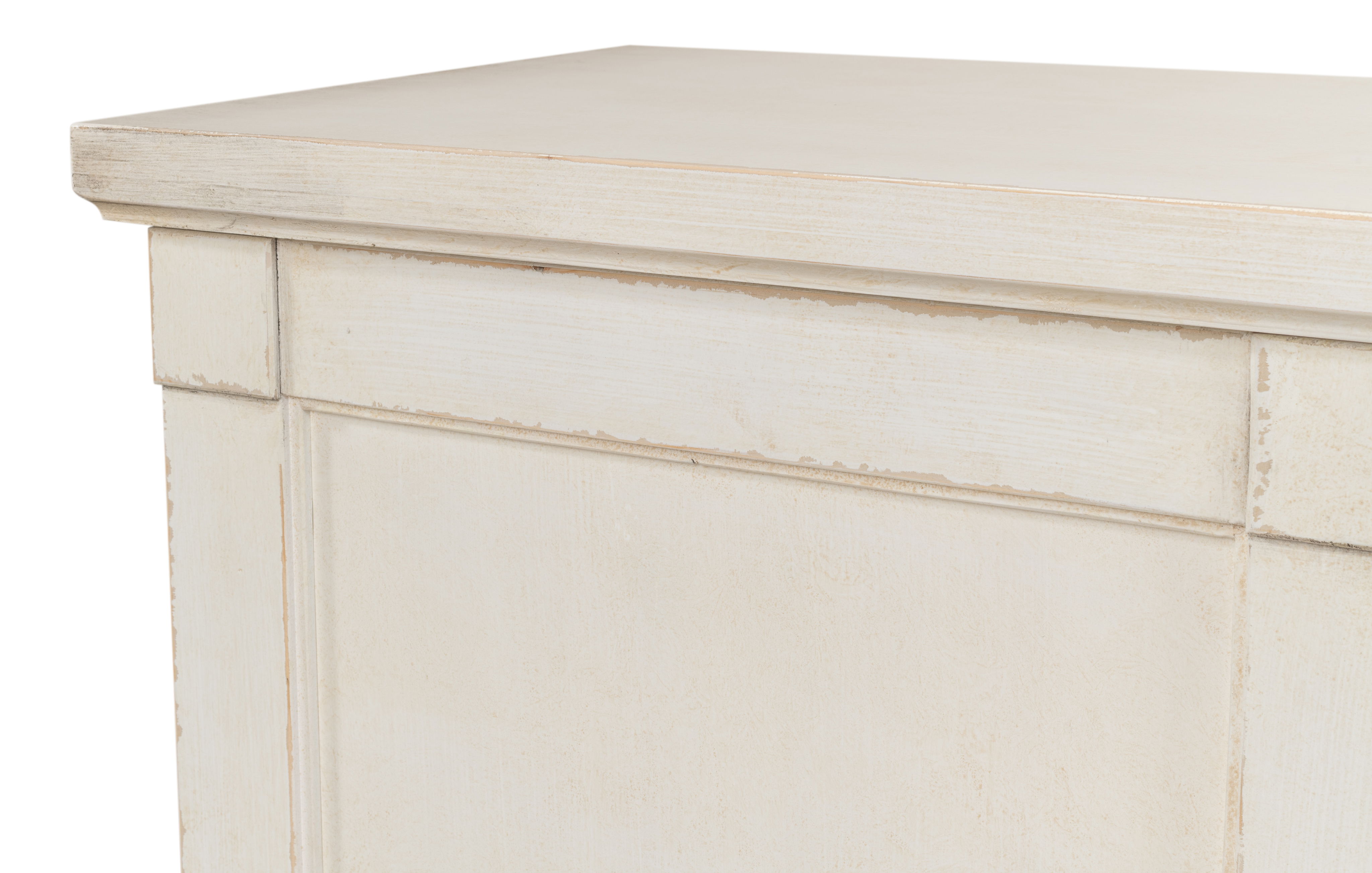 Lionisio Buffet,75',Stucco Wht,Wood Drs, Cabinets & Sideboard by Sarreid, 75" length x 15" width x 37" height View 5